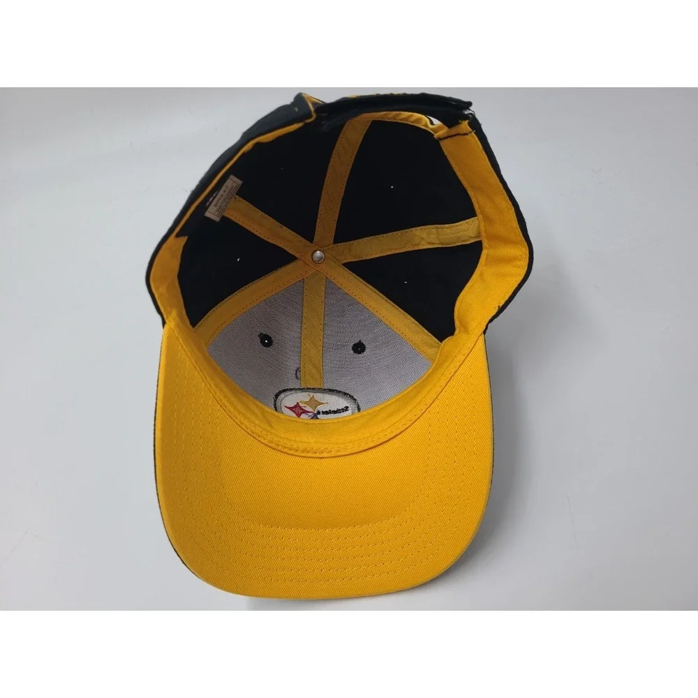 Youth 4-7 Pittsburgh Steelers NFL Team Apparel Adjustable Hat Cap Boy Girl Black